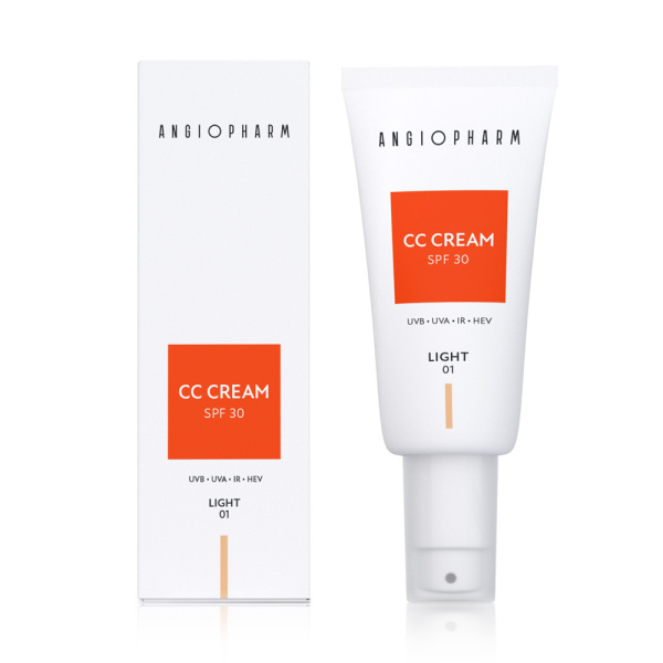 ANGIOPHARM СС крем SPF 30 light 01 30 мл