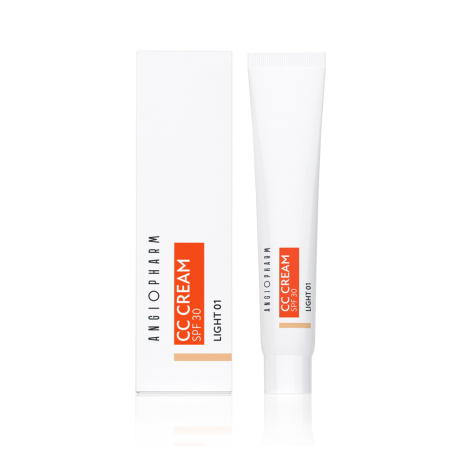 ANGIOPHARM Миниатюра СС крем SPF 30 light 01 7 мл