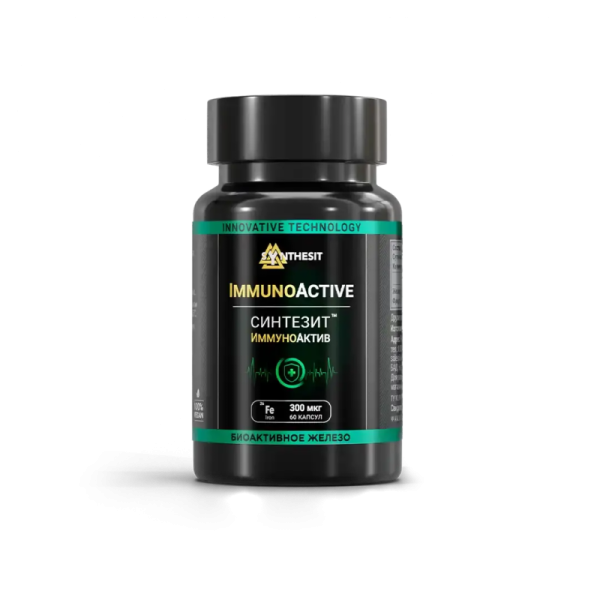 БАД Синтезит Иммуноактив касулы 20 г банка 60 капсул