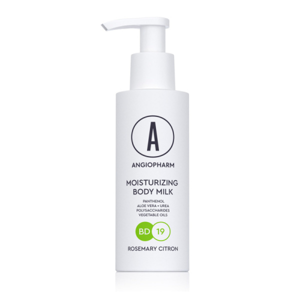 ANGIOPHARM Увлажняющее молочко для тела (розмарин и цитрон) 100 мл