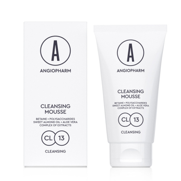 ANGIOPHARM Очищающий мусс для лица 150 мл