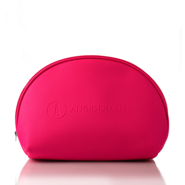 ANGIOPHARM Косметичка большая, красная фуксия