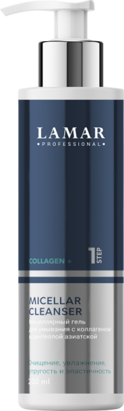 Мицеллярный гель для умывания с коллагеном и центеллой азиатской MICELLAR CLEANSER, 200 мл