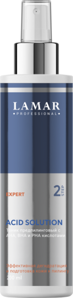 EXPERT Тоник предпилинговый с AHA, BHA и PHA кислотами ACID SOLUTION, 200 мл