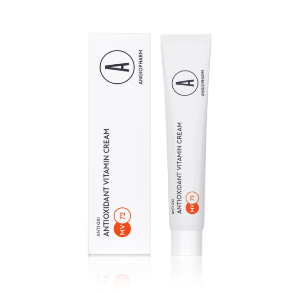 ANGIOPHARM Миниатюра Антиоксидантный крем с витаминами А, Е, С новый состав 7 мл