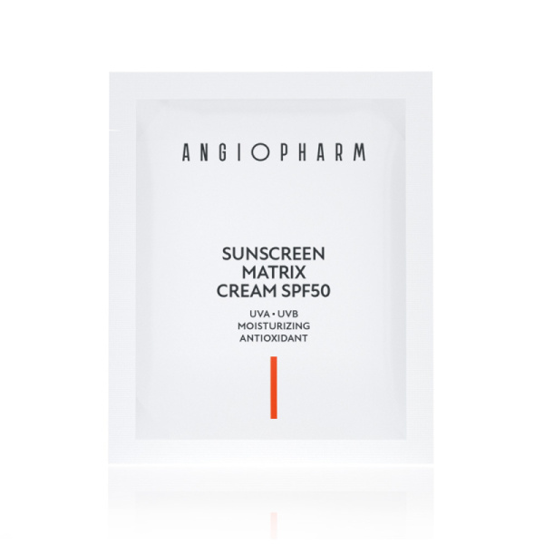 Пробник ANGIOPHARM Солнцезащитный крем SPF 50 3 мл