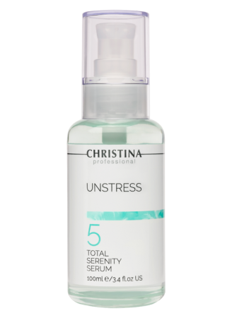 UNSTRESS TOTAL SERENITY SERUM Успокаивающая сыворотка «Тоталь» (шаг 5), 100 мл