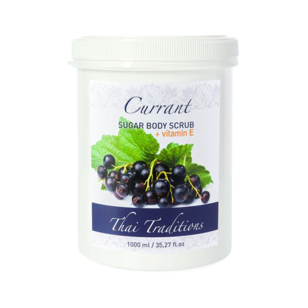 Сахарный скраб для тела Смородина с витамином Е 1000 мл