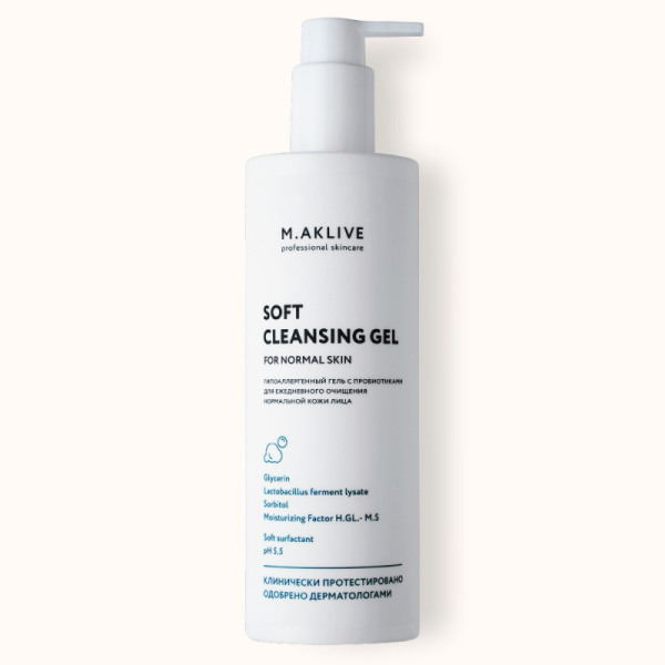 MAKLIFE Мягкий гель для умывания нормальной кожи лица 400 мл