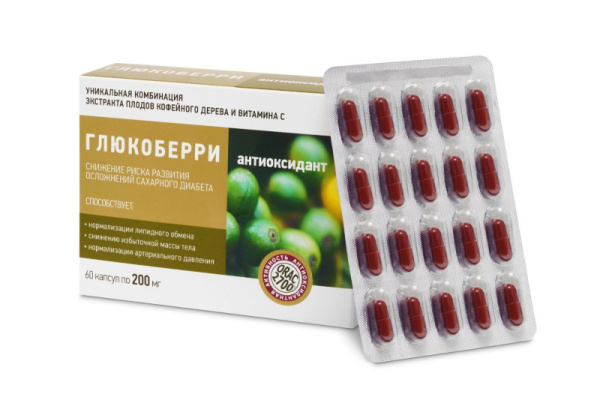 БАД SUPREME PHARMATECH ГЛЮКОБЕРРИ 60 капсул