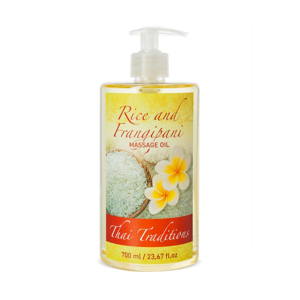 Масло массажное гипоаллергенное Рис и Франджипани 700 мл