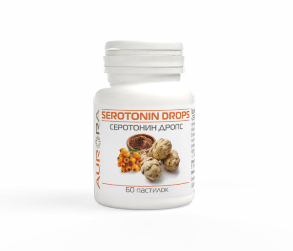 Пищевая добавка Серотонин Дропс (Serotonin Drops) 60 пастилок