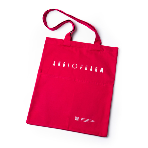 СУМКА ШОППЕР ANGIOPHARM, БОРДОВАЯ